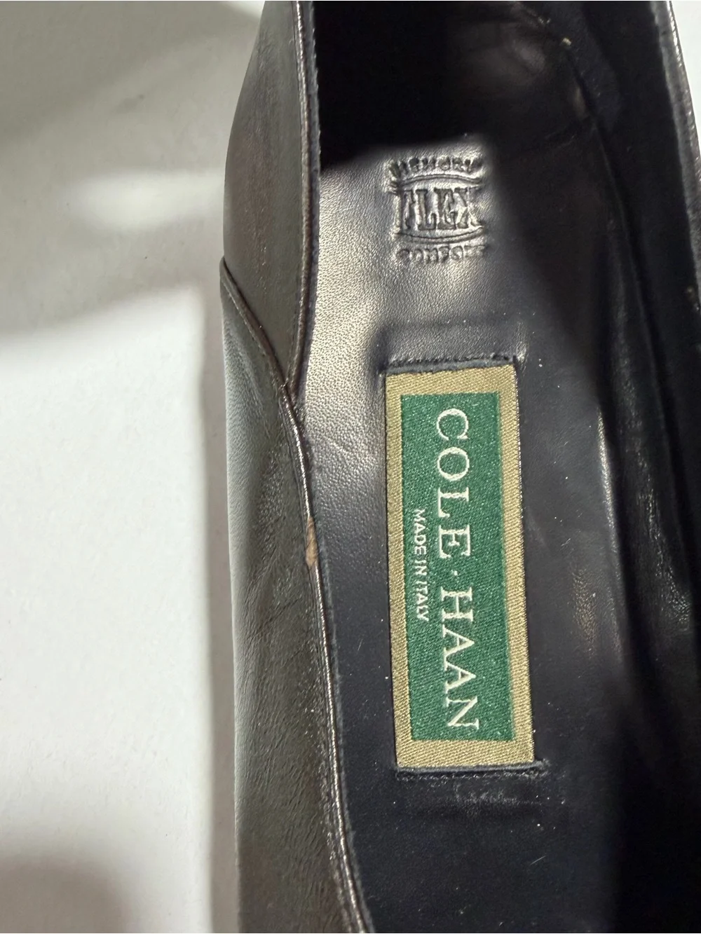vintage Cole Haan slipon made in Italy